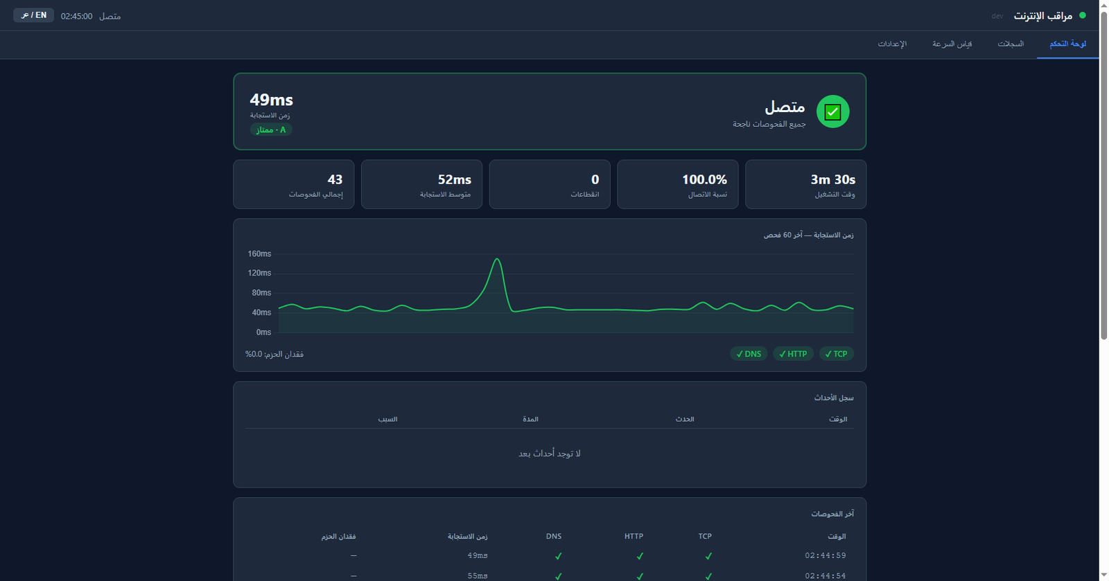 Internet Monitor: أداة مفتوحة المصدر تراقب اتصالك بالإنترنت 24/7 وتوثق كل انقطاع