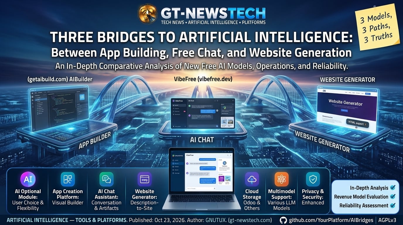Three Bridges to AI: Building Apps, Free Chat, and Website Generation