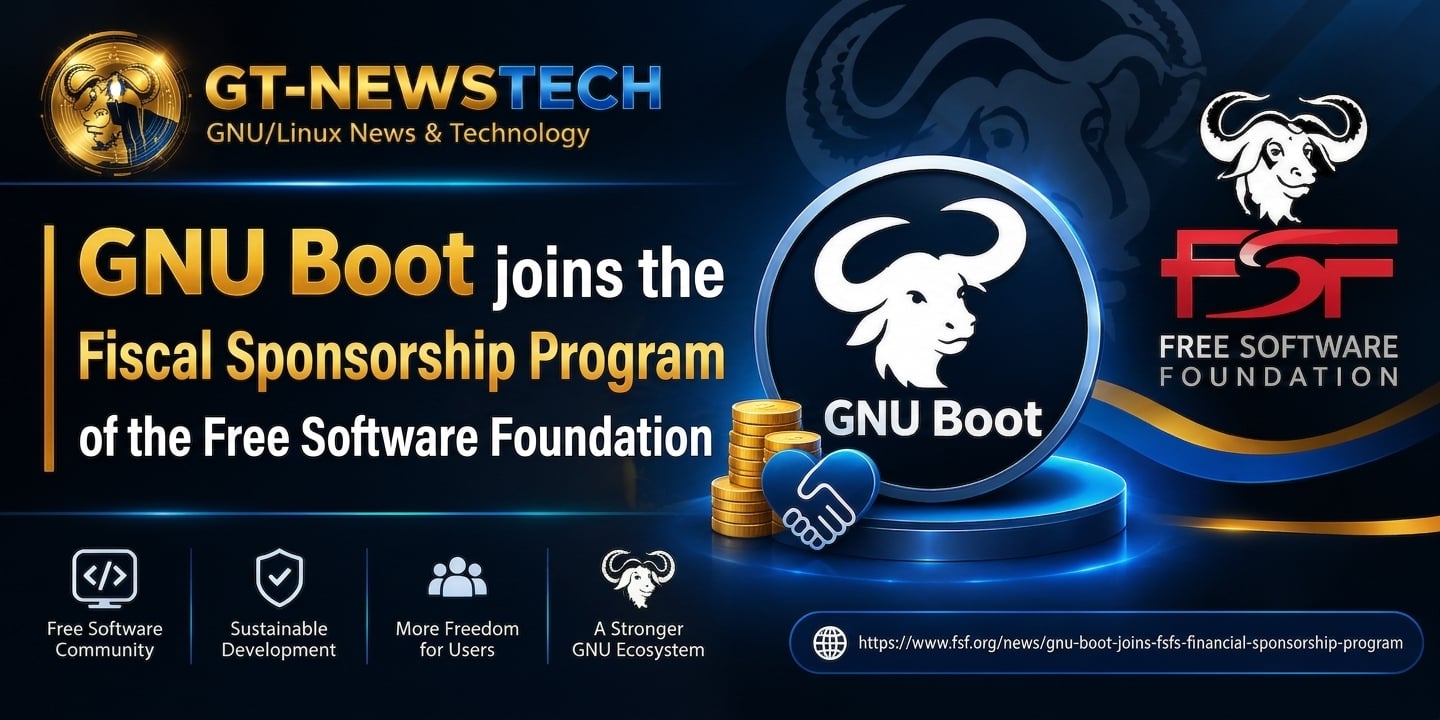 GNU Boot Joins the FSF Fiscal Sponsorship Program