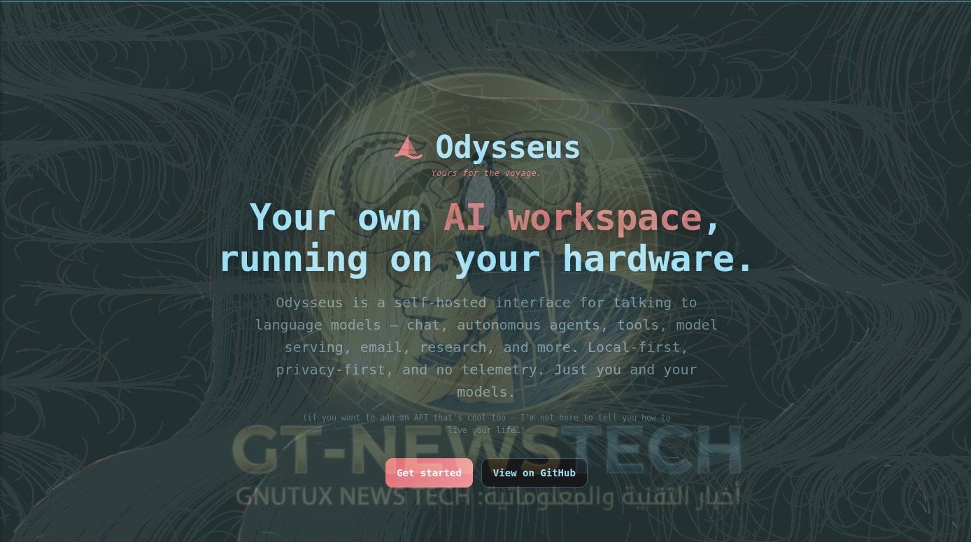 Odysseus: Self-Hosted AI Workspace for Chat, Agents, Research, and More