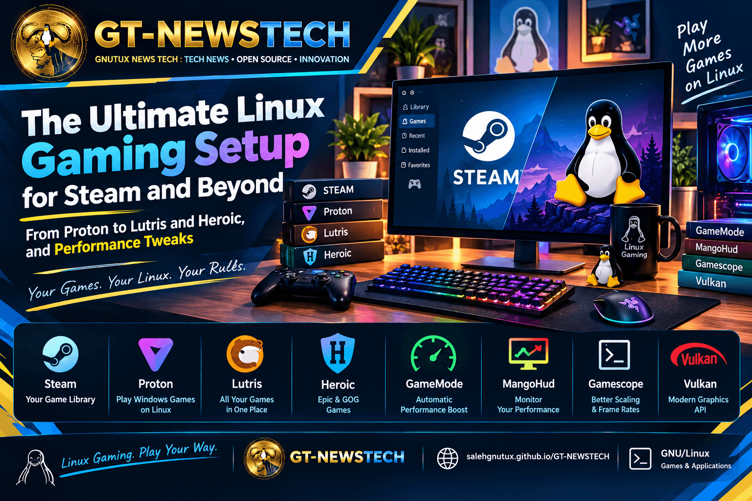 The Ultimate Guide: How to Set Up Your Linux Distro for Gaming on Steam and Beyond