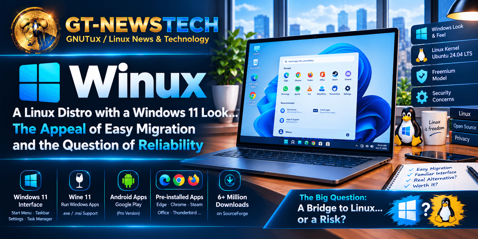 Winux: A Linux Distro with a Windows 11 Look — Between Easy Transition and the Question of Trust
